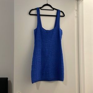 Free People Cobalt Blue Short and Sweet Mini Dress